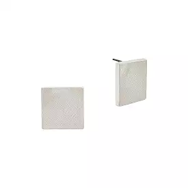 15mm Square Shaped Metal Post Earring