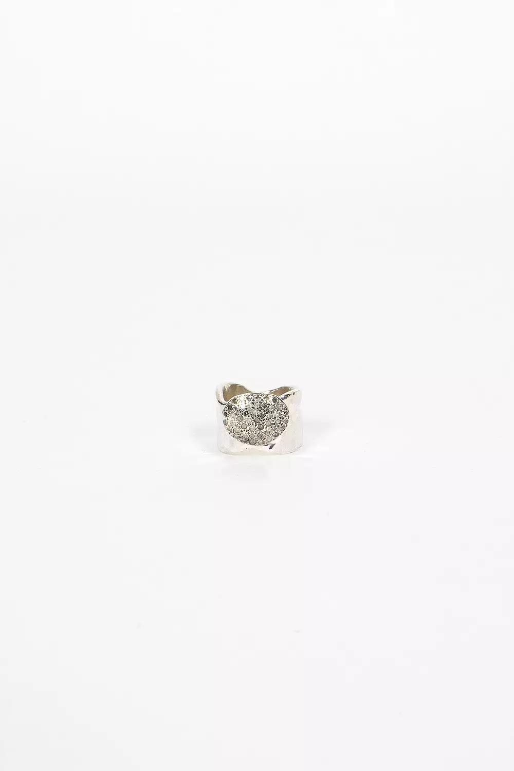 Addison Ring Silver/Icy Grey Diamonds