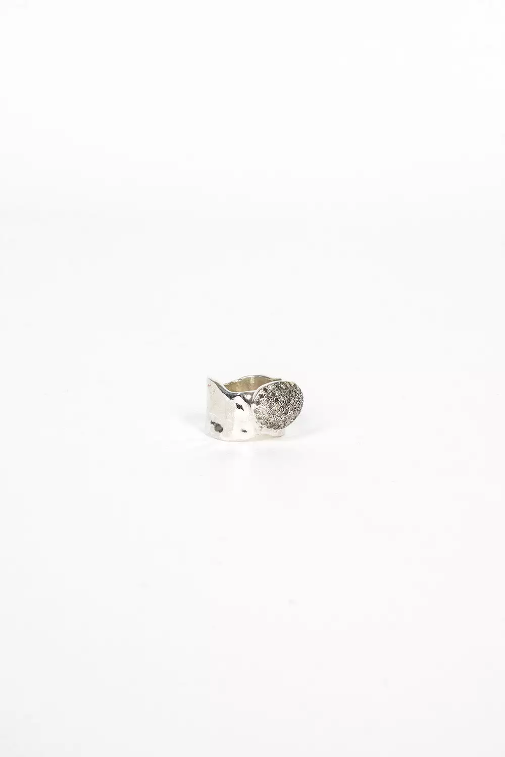 Addison Ring Silver/Icy Grey Diamonds