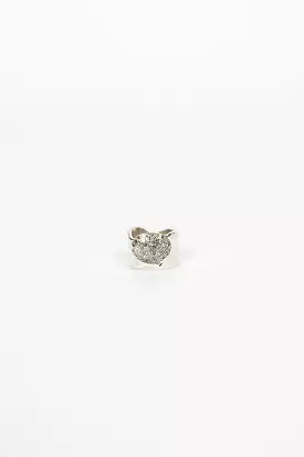 Addison Ring Silver/Icy Grey Diamonds