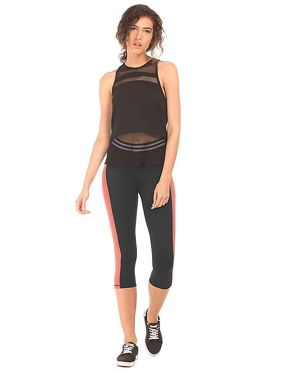 Aeropostale Colour Block Cropped Leggings