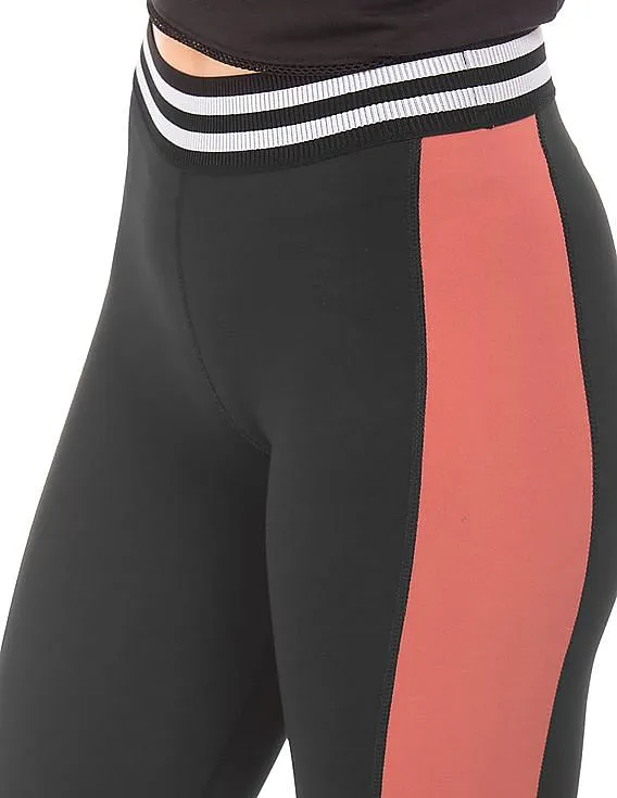 Aeropostale Colour Block Cropped Leggings