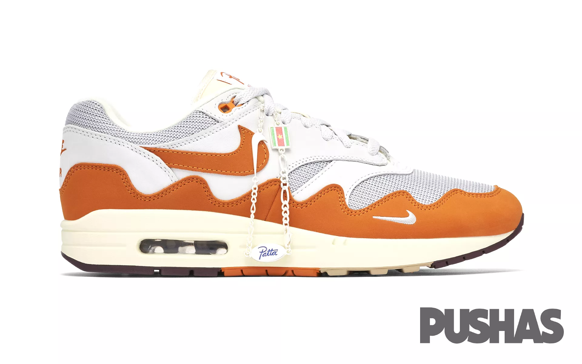 Air Max 1 'Patta Waves Monarch' - With Bracelet (2021)