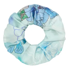 AOIFE MULLANE Dragonfly Printed Scrunchie - Blue