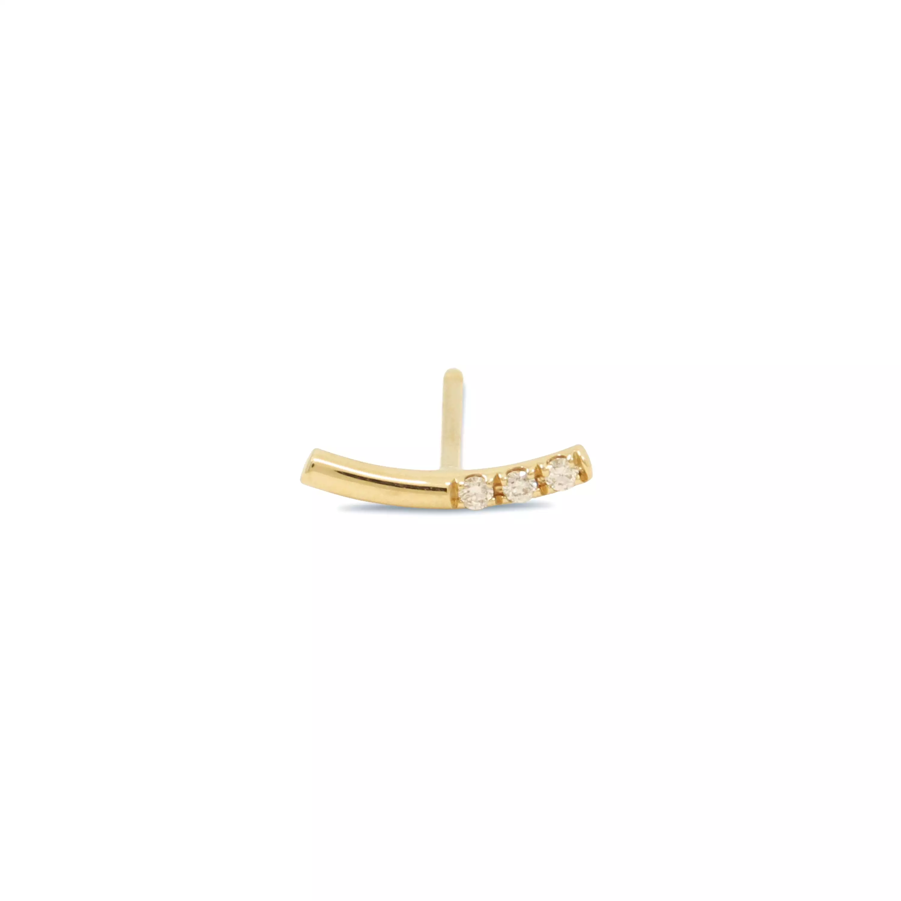 Balance Curved Bar Earring