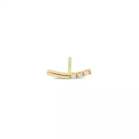 Balance Curved Bar Earring