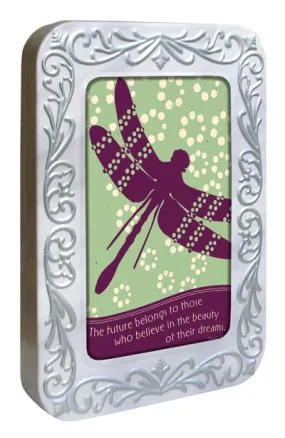 Believe In Beauty Dragonfly Card Tin