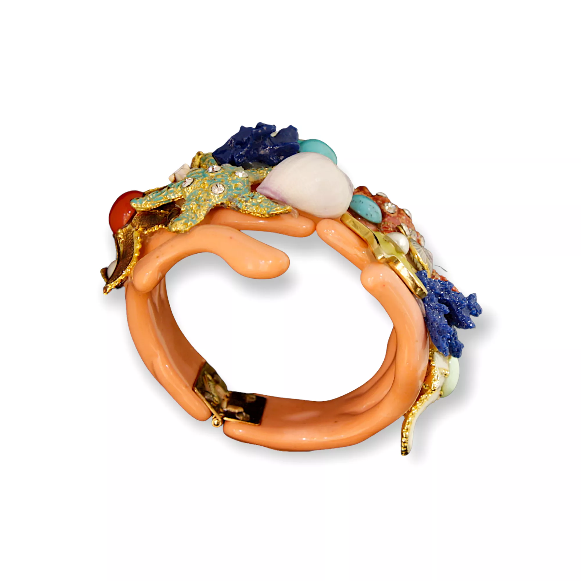 Bracelet with a coral reef theme