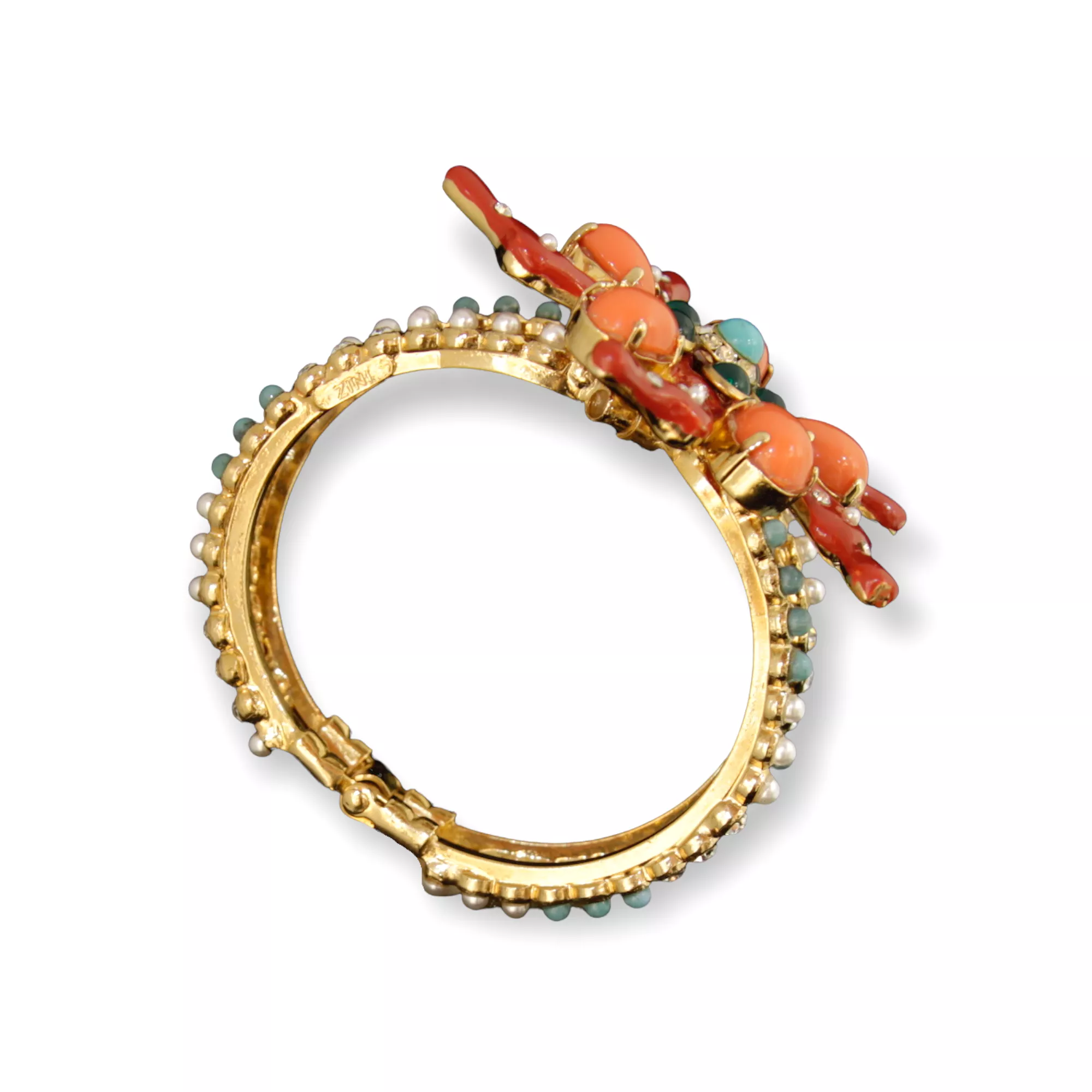 Bracelet with coral theme in the star-shape