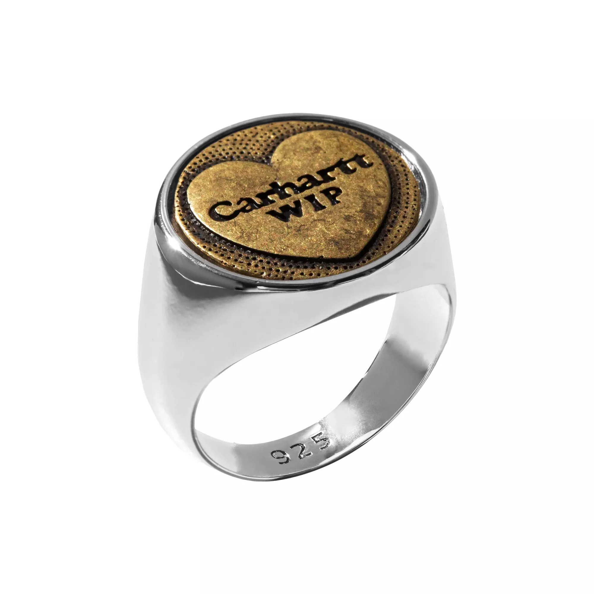 Carhartt WIP Heart Ring Silver