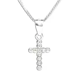 Cherished Moments Sterling Silver Children's Cross Necklace