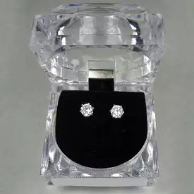 Dasha Small CZ Post Earrings