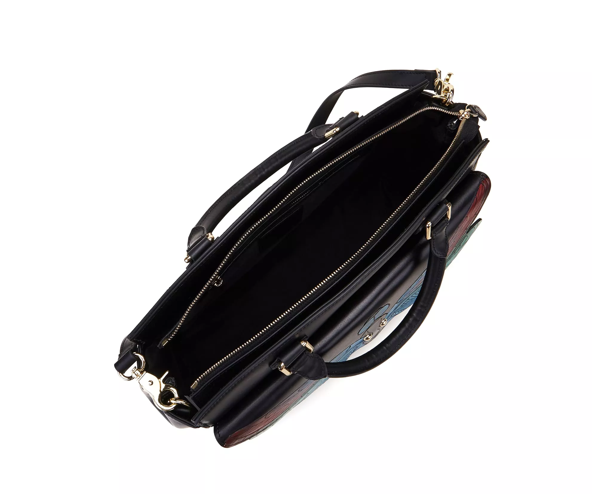 Dragonfly Black Shoulder Bag