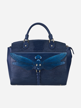 Dragonfly Blue Shoulder Bag