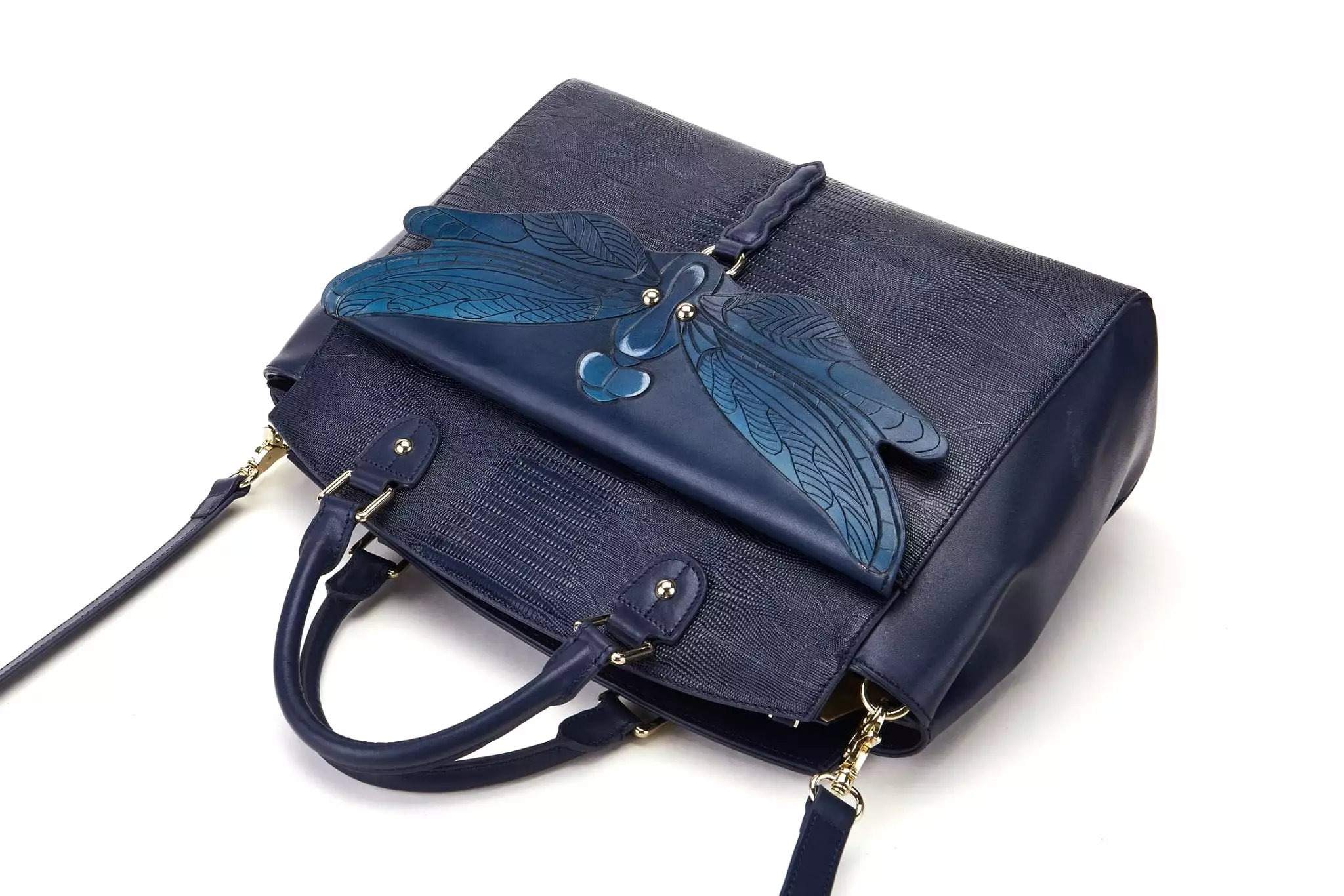 Dragonfly Blue Shoulder Bag