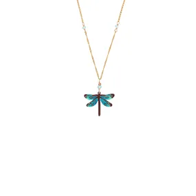 Dragonfly Dreams Necklace in Turquoise