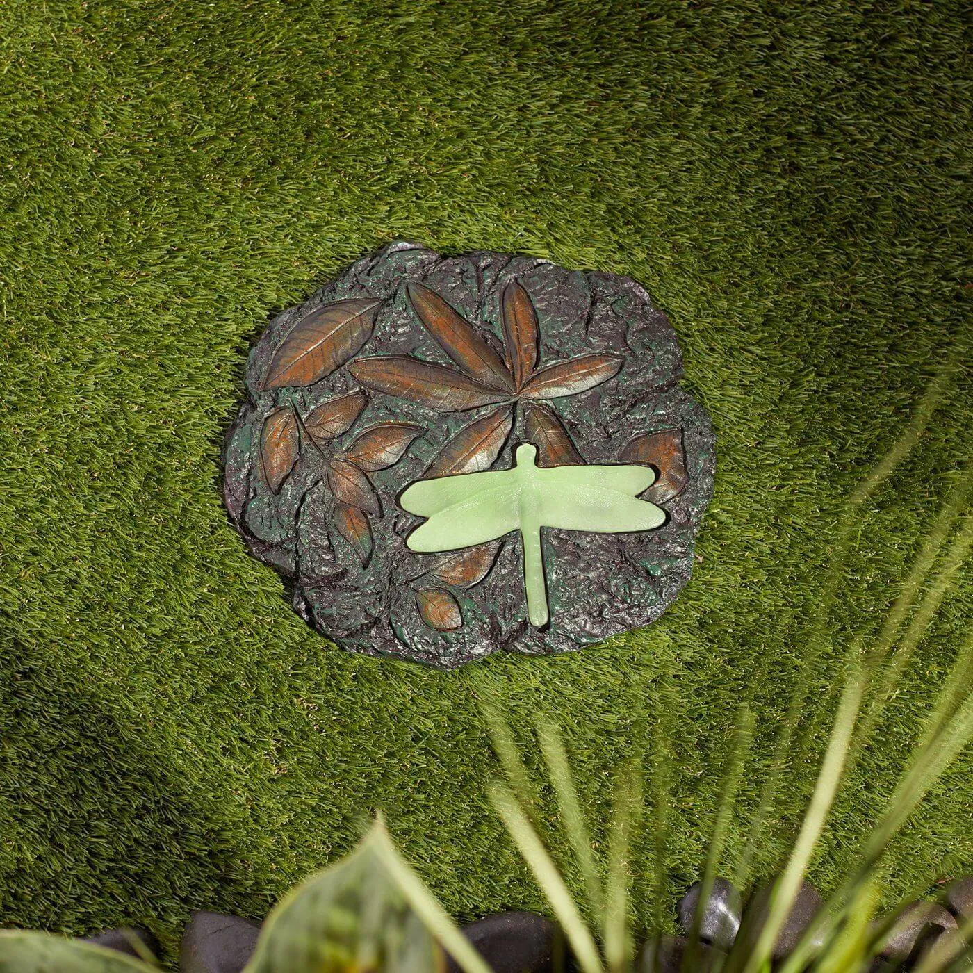 Dragonfly Glowing Stepping Stone