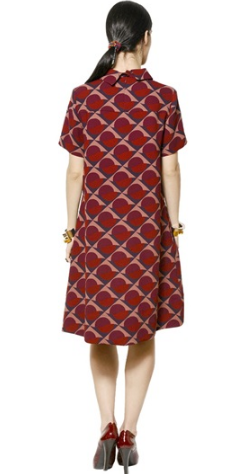 Etta Print Sleeved Dress