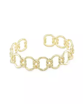 Fallyn Cuff Bracelet Gold Metal