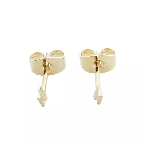 Gold Mini Lighting Stud Earrings