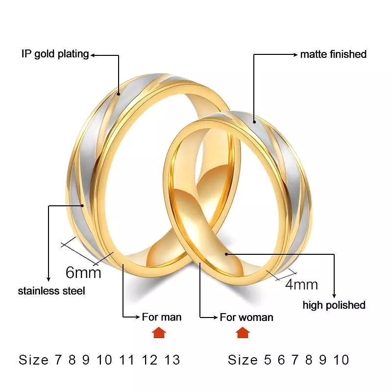 Gold Wedding Rings- Wedding Jewelry