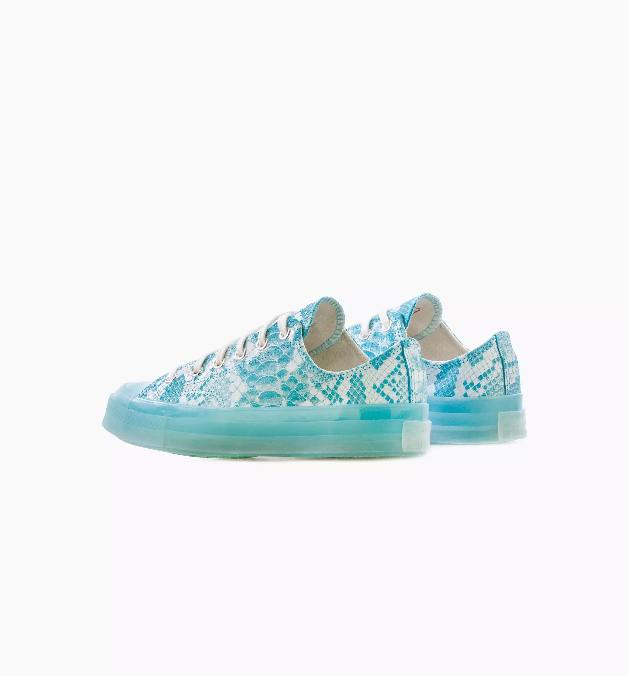 Golf Wang Chuck 70 Snake Mens Lifestyle Shoe - Vintage White/Blue Topaz