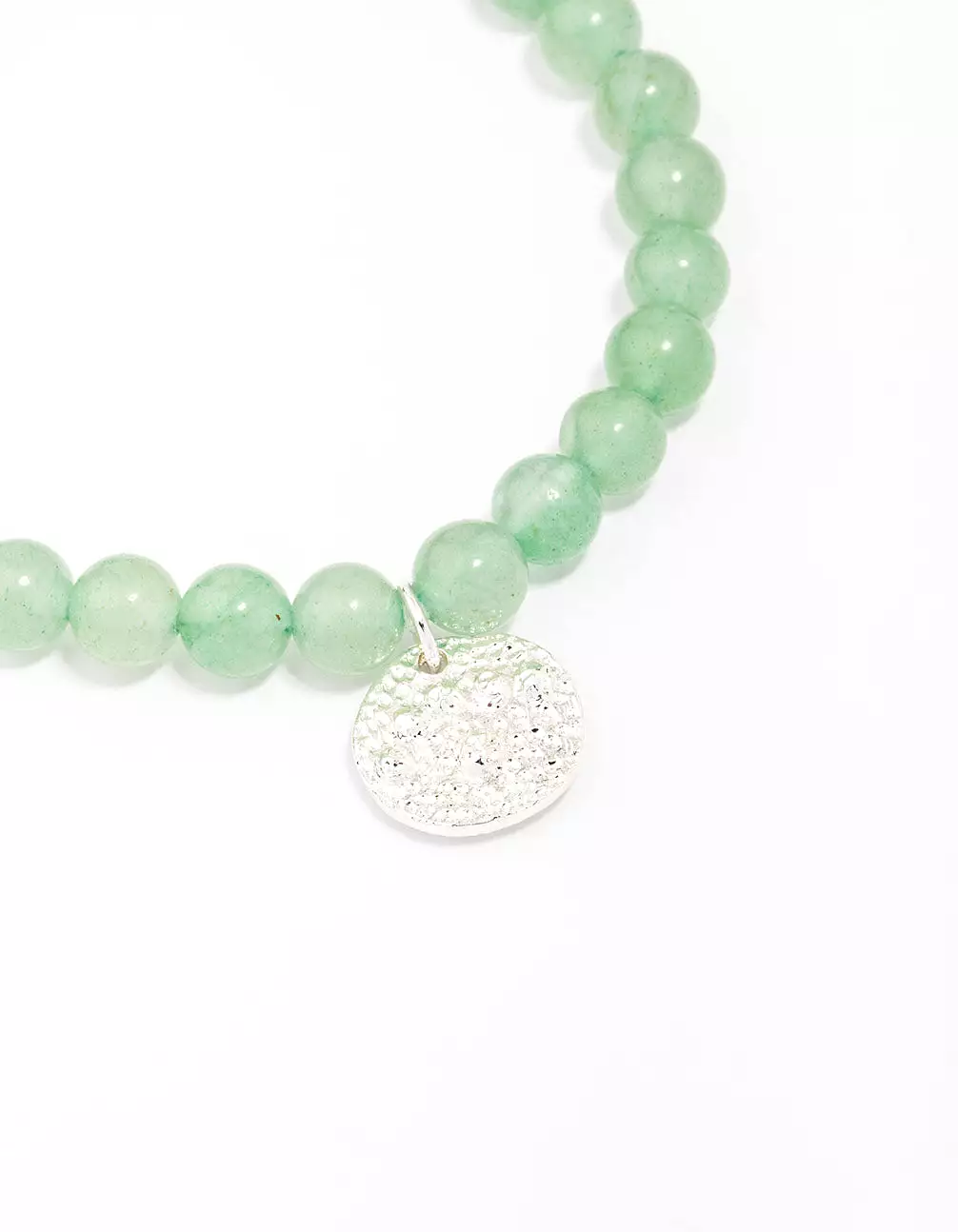 Green Aventurine Evil Eye Charm Bracelet