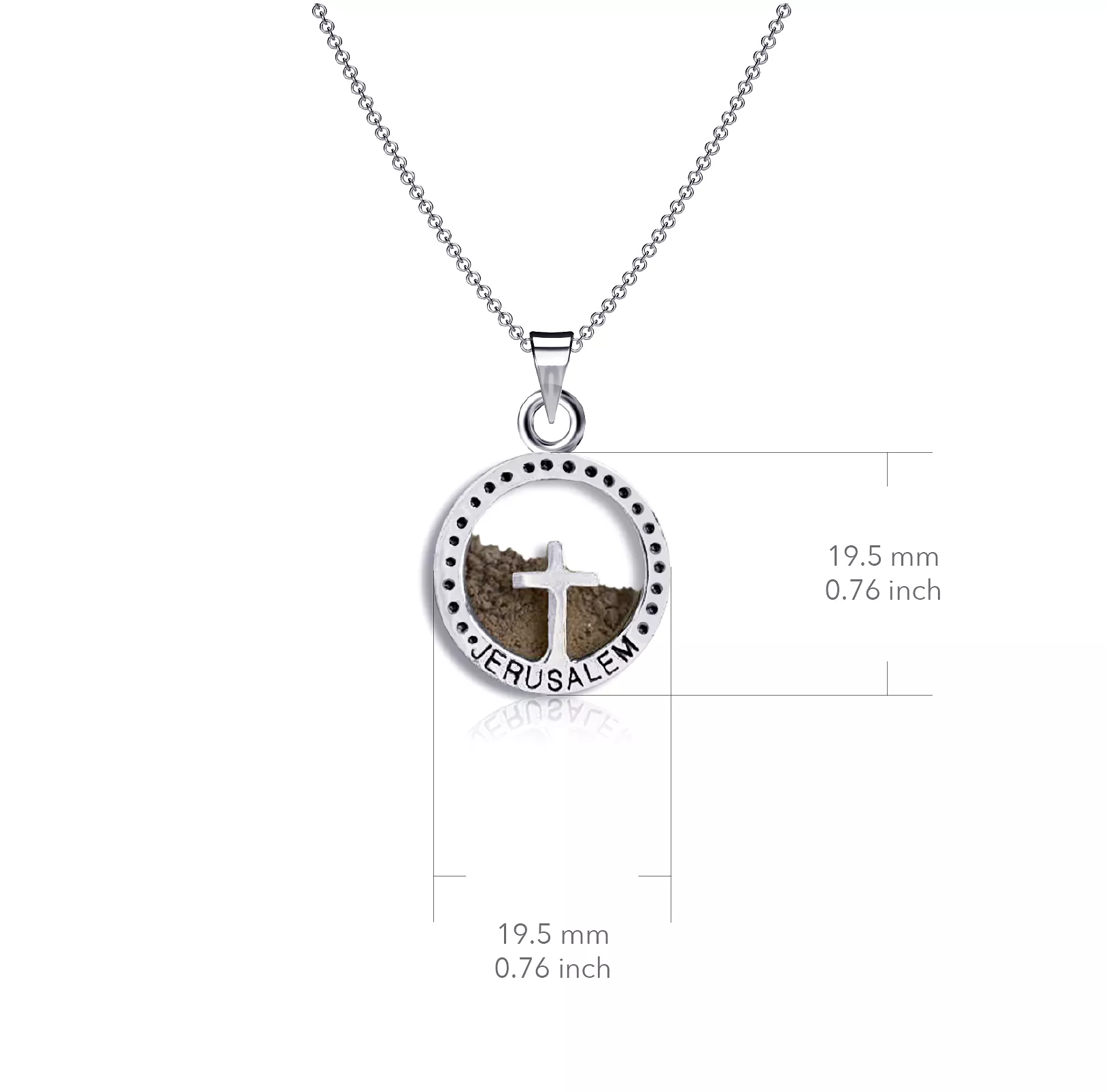 Holy Land Cross Necklace