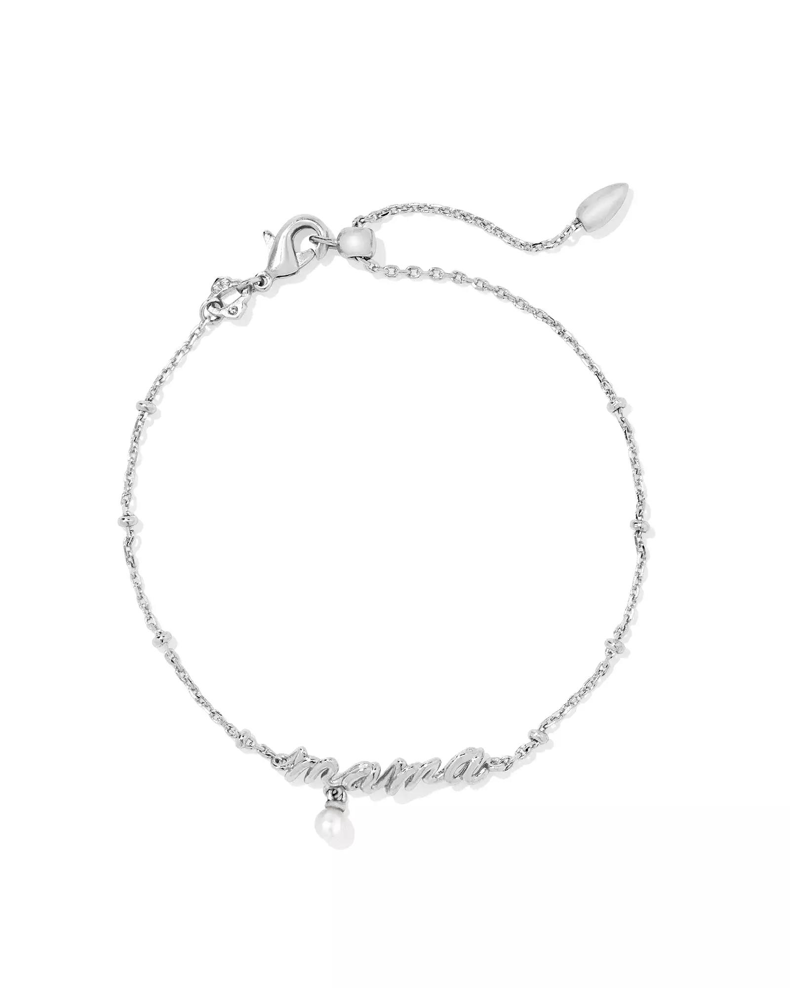 Kendra Scott Mama Script Delicate Chain Bracelet