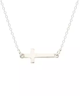 Kris Nations Cross Charm Necklace - Silver