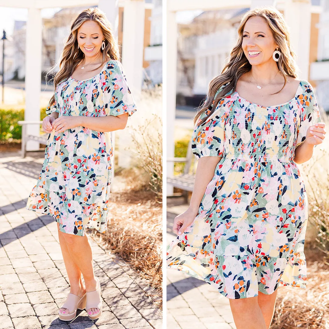 Let's Go For Brunch Dress, Sage