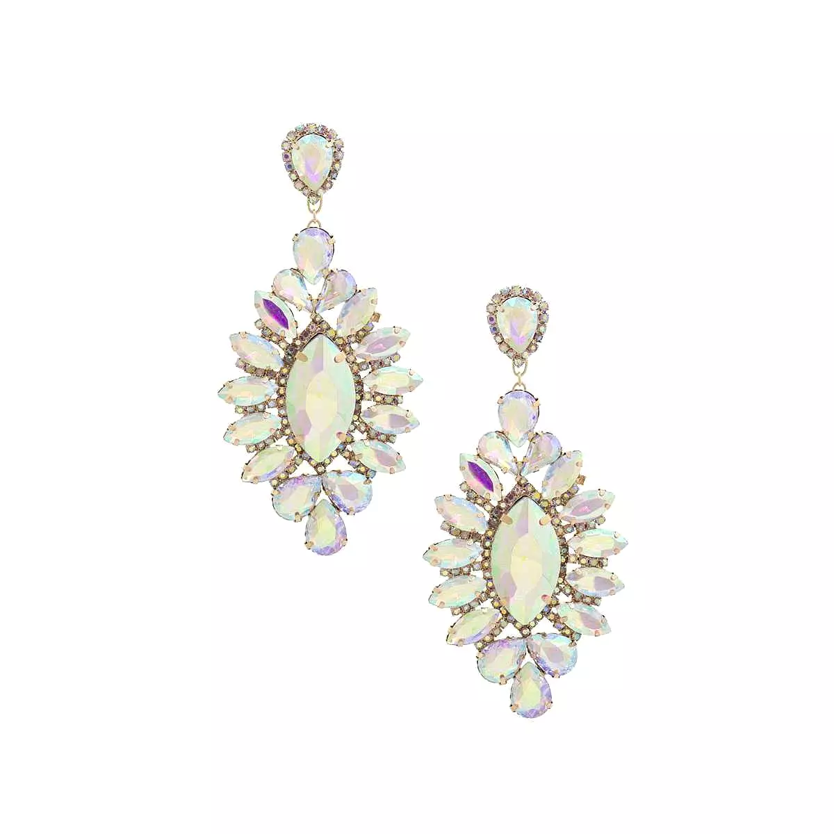 Marquise Rhinestone Dangle Earring