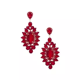 Marquise Rhinestone Dangle Earring