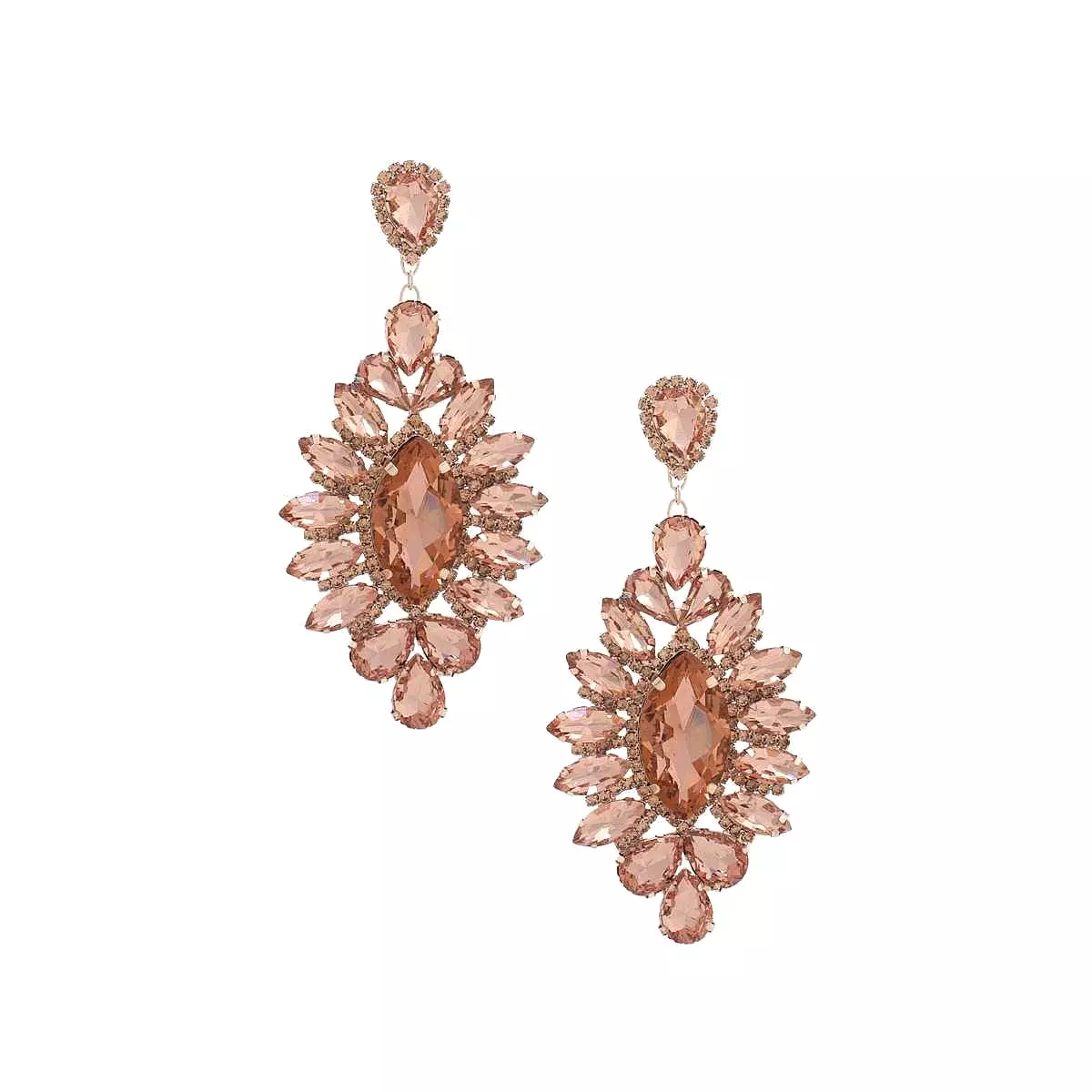 Marquise Rhinestone Dangle Earring