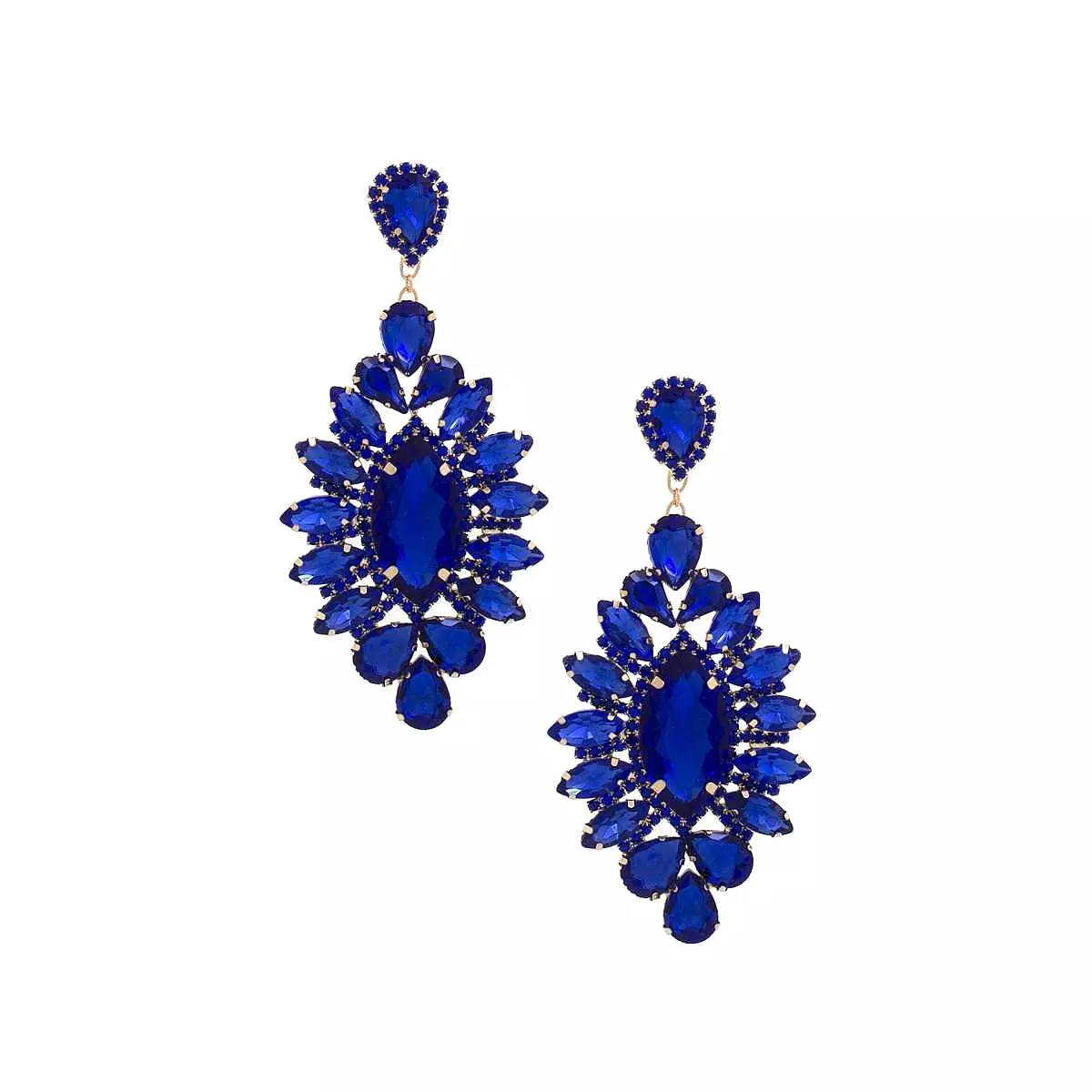 Marquise Rhinestone Dangle Earring