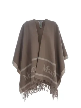 MAX MARA Cape Max Mara Hilde made of pure wool