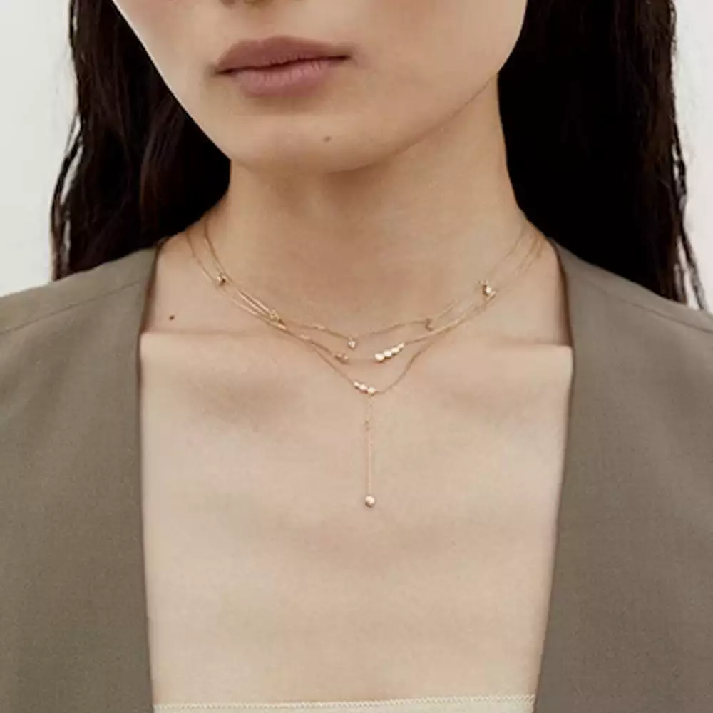 MBF Mae Necklace, 14K WG