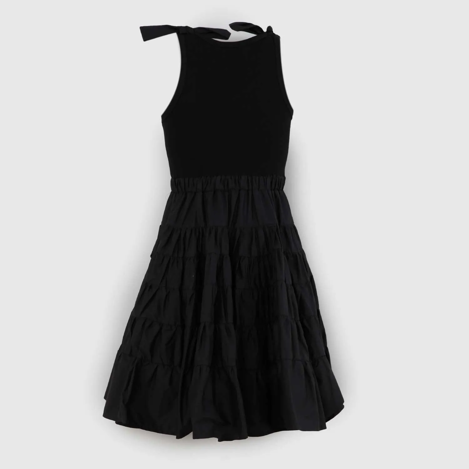 Meimeij Teen Black Sleeveless Dress