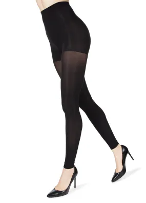 MeMoi tights, opaque footless control top