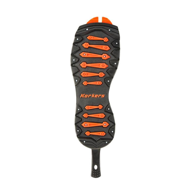 Men's IceTrac Studded Black/Orange