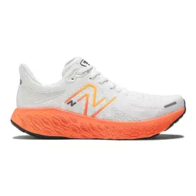 Men's New Balance Fresh Foam X 1080v12, White/Neon Dragonfly, 11.5 D Medium