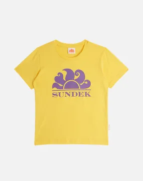 MINI NEW SIMEON LOGO T-SHIRT GIROCOLLO