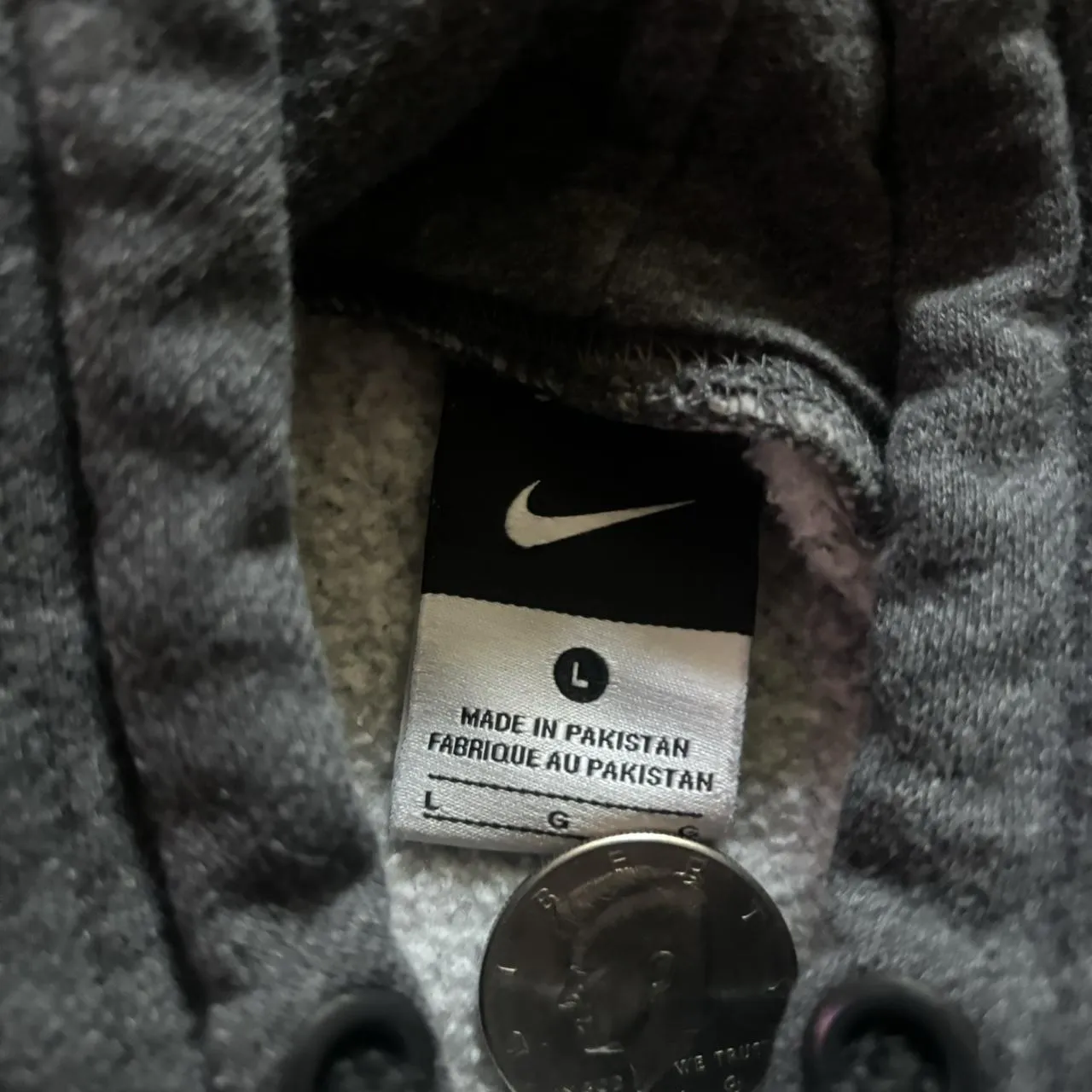 Nike Men's Grey Hoodie