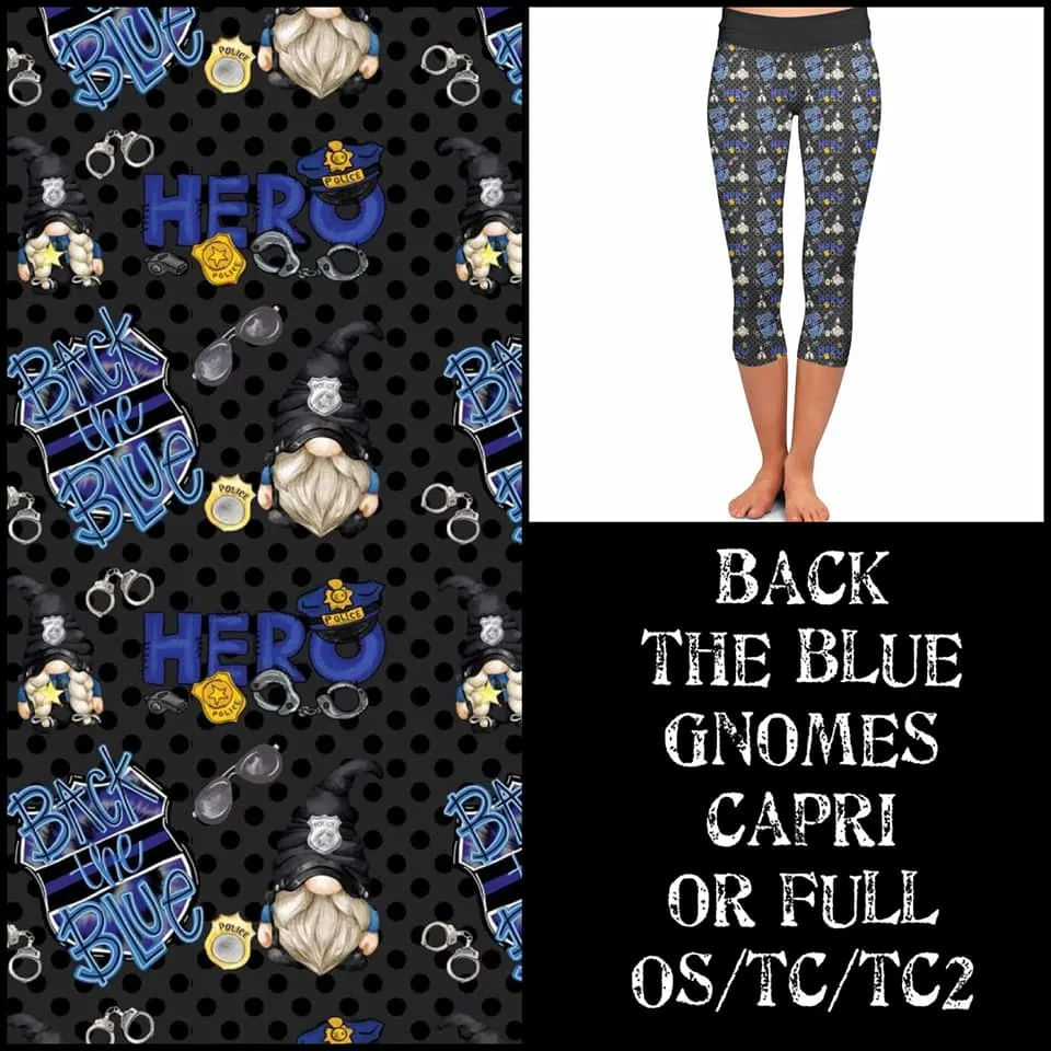 Police Gnome Capri Soft Leggings