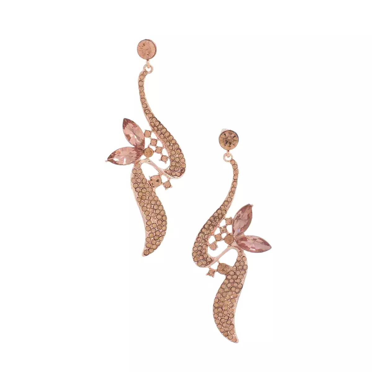 Rhinestone Dangle Earring