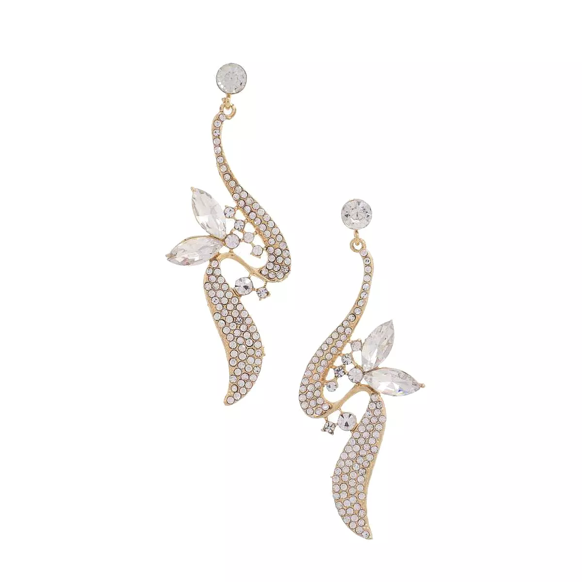 Rhinestone Dangle Earring