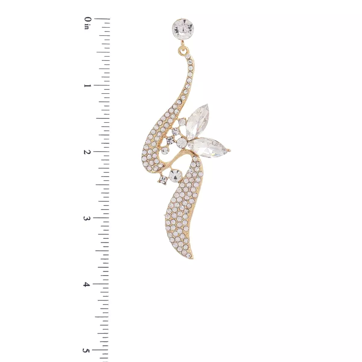 Rhinestone Dangle Earring