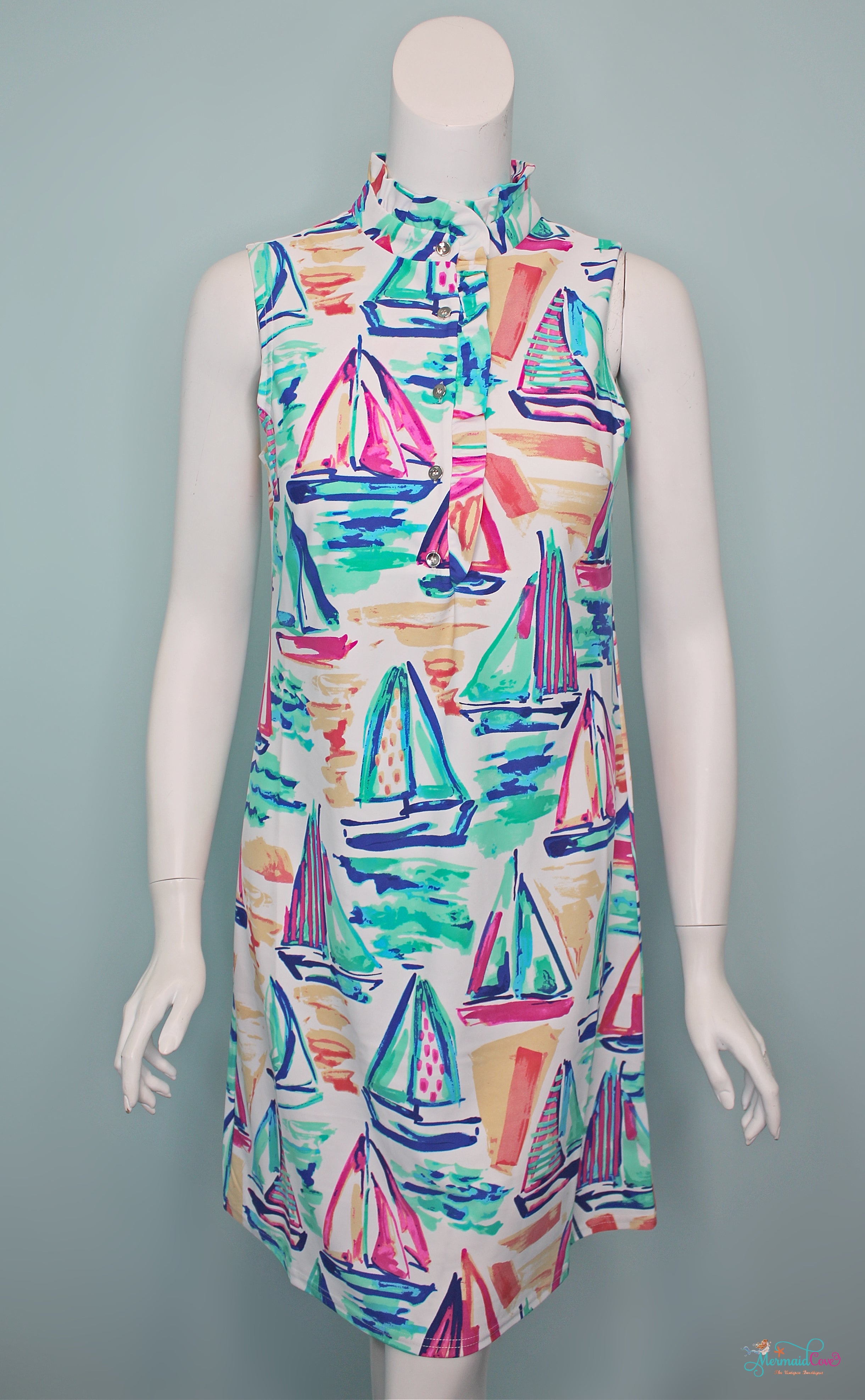 Set Your Sails Sleeveless Dress