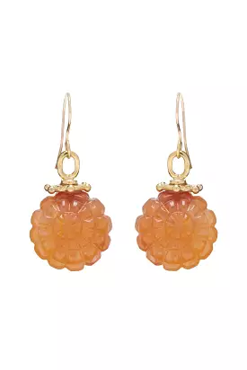 Shell Trochus Earring - Pink Aventurine