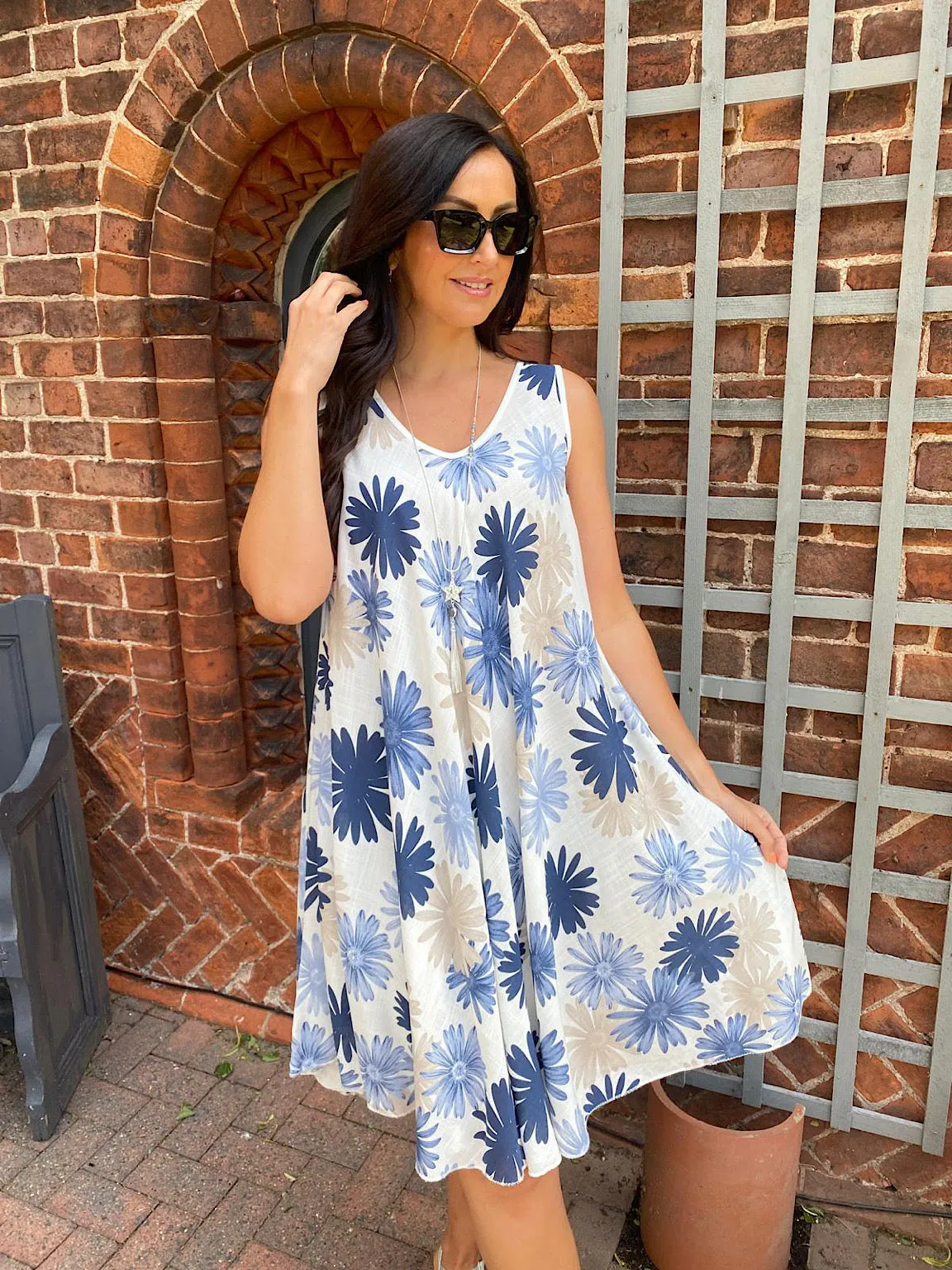 Sleeveless Daisy Dress Jill